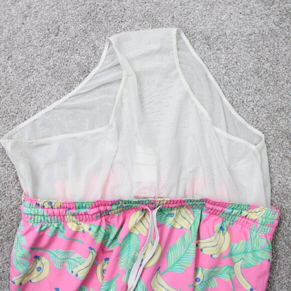Chubbies Swim Trunks Mens XL Pink  w/ Bananas Mesh Lined Stretch w/ 7" inseam - Picture 8 of 11